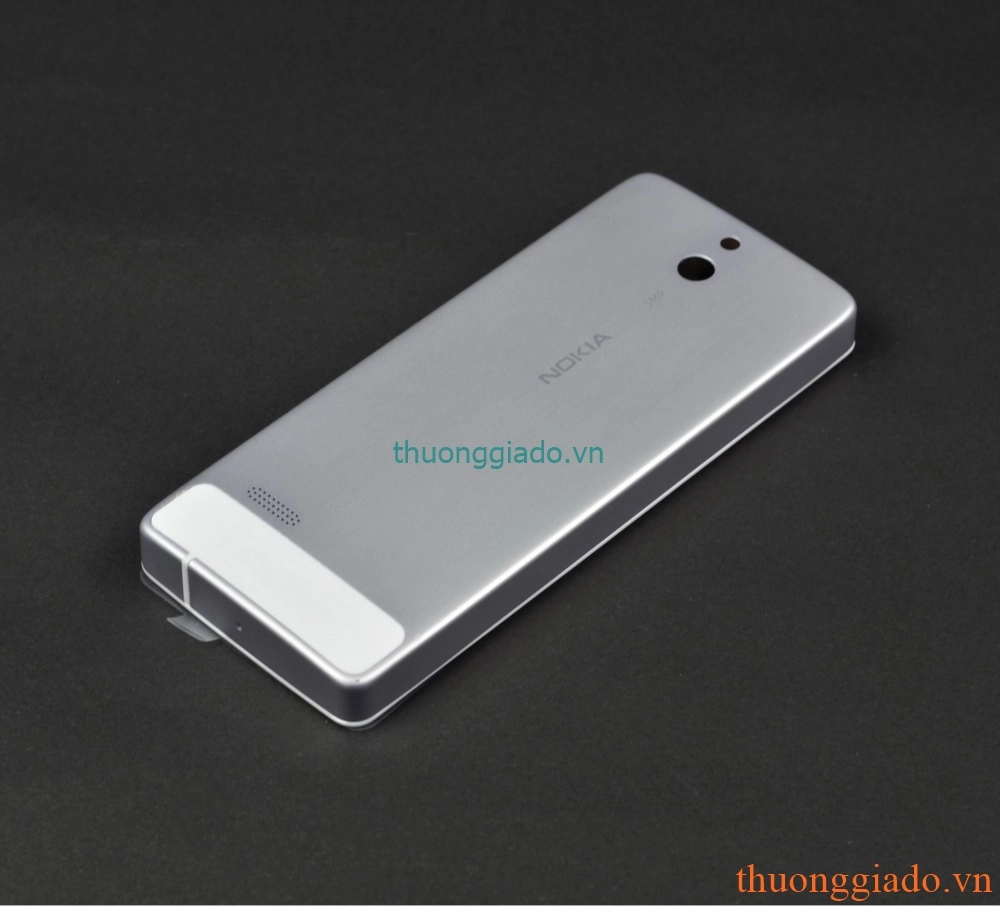 Bộ vỏ Nokia 515, Nokia Asha 515 Màu Trắng Bạc Bộ vỏ Nokia 515, Nokia Asha 515 Màu Trắng Bạc
